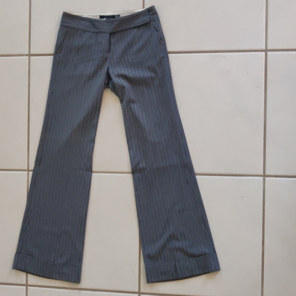 Grey pinstripe Old Navy pants